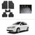 AutoStark Best Quality Set of 5 Carpet Black Car Foot Mat / Car Floor Mat for  Tata Indigo Cs