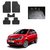 AutoStark Best Quality Set of 5 Carpet Black Car Foot Mat / Car Floor Mat for  Tata Bolt