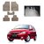 AutoStark Best Quality Set of 5 Carpet Beige Car Foot Mat / Car Floor Mat for Tata Indica V2 Xeta