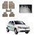 AutoStark Best Quality Set of 5 Carpet Beige Car Foot Mat / Car Floor Mat for Tata Indica