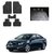AutoStark Best Quality Set of 5 Carpet Black Car Foot Mat / Car Floor Mat for  Chevrolet Cruze