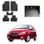 AutoStark Best Quality Set of 5 Carpet Black Car Foot Mat / Car Floor Mat for  Tata Indica V2 Xeta