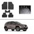 AutoStark Best Quality Set of 5 Carpet Black Car Foot Mat / Car Floor Mat for  Nissan Terrano
