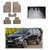 AutoStark Best Quality Set of 5 Carpet Beige Car Foot Mat / Car Floor Mat for Tata Hexa