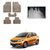 AutoStark Best Quality Set of 5 Carpet Beige Car Foot Mat / Car Floor Mat for Tata Tiago