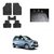 AutoStark Best Quality Set of 5 Carpet Black Car Foot Mat / Car Floor Mat for  Maruti Suzuki Wagon R 1.0