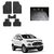 AutoStark Best Quality Set of 5 Carpet Black Car Foot Mat / Car Floor Mat for  Ford Ecosports