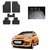 AutoStark Best Quality Set of 5 Carpet Grey Car Foot Mat / Car Floor Mat for Hyundai Grand I10