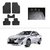 AutoStark Best Quality Set of 5 Carpet Grey Car Foot Mat / Car Floor Mat for Toyota Camry Hybrid