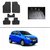 AutoStark Best Quality Set of 5 Carpet Grey Car Foot Mat / Car Floor Mat for Maruti Suzuki Celerio