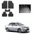 AutoStark Best Quality Set of 5 Carpet Grey Car Foot Mat / Car Floor Mat for Toyota Etios