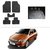 AutoStark Best Quality Set of 5 Carpet Grey Car Foot Mat / Car Floor Mat for Tata Indigo Ecs
