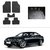 AutoStark Best Quality Set of 5 Carpet Grey Car Foot Mat / Car Floor Mat for BMW 5-Series