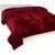 Stop N Shop Red Plain Double Bed Mink Blanket