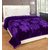Stop N Shop Purple Plain Single Bed Mink Blanket