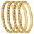 Aabhu Gold Plated Traditional Jewellery Fancy Pearl Beaded Bangles kada Set for Women And Girls