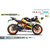 CR Decals KTM Rc Gta-V Gaming Series Edition Sticker Kit (Rc 200/390) for Bike - 10 inches(25.4 cm)