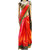 Bano Tradelink Red Silk Embroidered Saree With Blouse