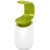 Traders5253 C-Pump Single-Handed Soap Dispenser, White and Green