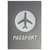 Passport Cover Passport Card Holder Cover Silicone Material Beautiful Designs (Grey)