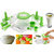DarkPyro's 10 in 1 Multi Functional Kitchen Box Includes Dough Maker + Vegetable Cutter+Beater(Churner) + 6 in 1 Slicer