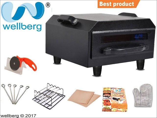 Buy Wellberg 2000-Watt Electric Tandoor (Black) Online at Low Prices in  India 