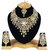 Bollywood Kundan Zerconic Gold Plated Costume Jewelry Earrings Tika Set