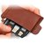 SCORIA Credit Card Size Style Sim Card Holder with Micro Nano Sim Card Adapter  Pin