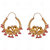 Pearl & Coral Studded Earrings In 925 Sterling Silver