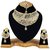 Handmade Partywear Gold Plated Kundan Designer Necklace Set Earrings tika