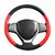 Speedwav Black  Red Stitchable Car Steering Cover M-Maruti Swift Old