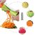 DarkPyro's Vegetable Spiral Slicer With 2 Steel Blades And Comfortable Handle And Safety Holders For Making StylistSalad