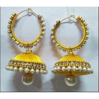 Buy Fancy Silk Thread Hearring Online 275 From Shopclues