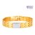 Sukkhi Sleek Alloy Gold And Rhodium Plated Bracelet For Men