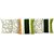 AMAYRA Cotton Diwan Set of 8 Pieces, Green-White