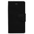 BS Mercury Goospery Fancy Diary Wallet Flip Cover for OPPO F3+ -Black