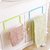 AMAFHH53 Towel Rack Hanging Holder Organizer Bathroom Kitchen Cabinet Cupboard Hanger (Set of 2 Pcs)