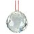 ReBuy Feng Shui Hanging Clear Crystal Ball ( Pre-Energized In Rock Salt ) 30mm