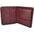 Creative Edge Maroon Long Genuine Leather Wallet