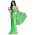 Bhuwal Fashion Green Lycra Saree