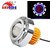 Andride Projector Lamp High Intensity Led Headlight Stylish Dual Ring COB LED Inside Double Angel' Eye (Blue ,White Red)
