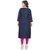 Kurtis for women (Latest Low price Designer Party wear Blue Cotton kurtis for Women/Girls VF-KU-84)