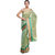 Banarasi Silk Works Green Art Silk Embroidered Saree With Blouse