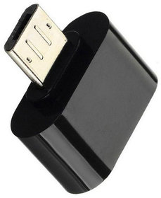 Micro USB Mini OTG Adapter For Smartphones Black Color