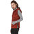 Texco Rust Sleeveless Tye-Dye Winter Sweatshirt