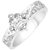 Vidhi Jewels Rhodium Plated Solitaire Centre Diamond Alloy & Brass Finger Ring for Women & Girls [VFR141R]