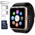 TRASS GT08 Touch Screen Slot Push Message Bluetooth Mate Smart Watch For Android Phone-Gold Black