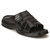Red Chief Black Men Casual Leather Slipper (RC0216 001)