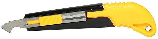 Acrylic Plastic Fiber Sheets Cutter Hook Knife Blade (Random Color) with 2  Extra Blades Inside