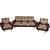 Shiv kirpa Floral  5 Seater Sofa Cover